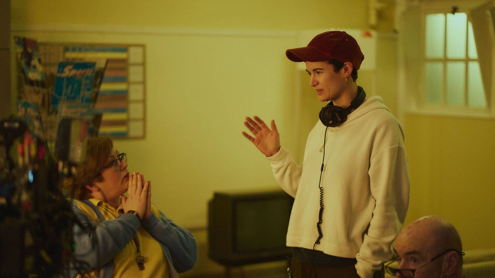A still from Georgia Oakley's Blue Jean (2022)