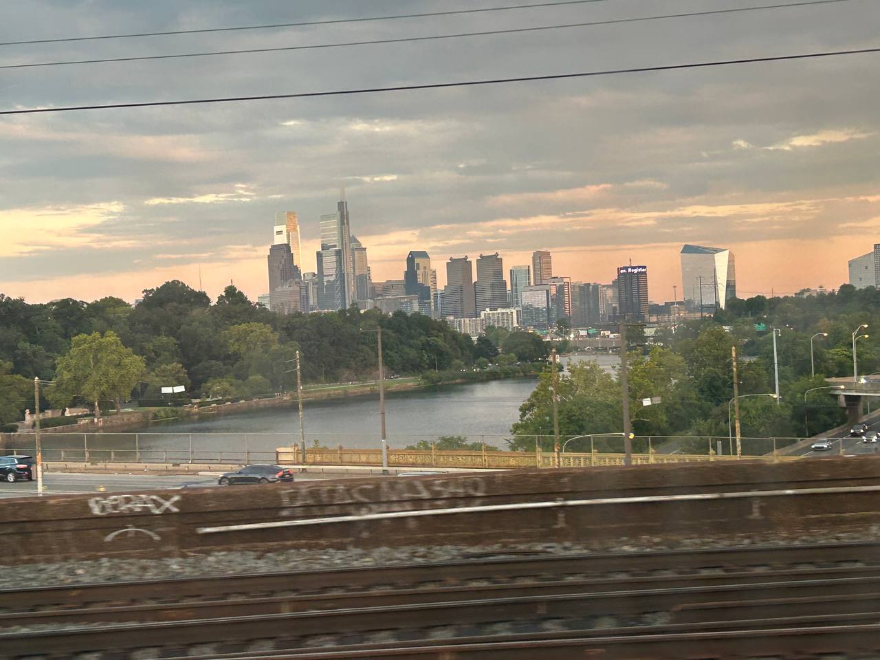 The Philadelphia skyline in daylight — Philadelphia is the setting of Silver Linings Playbook