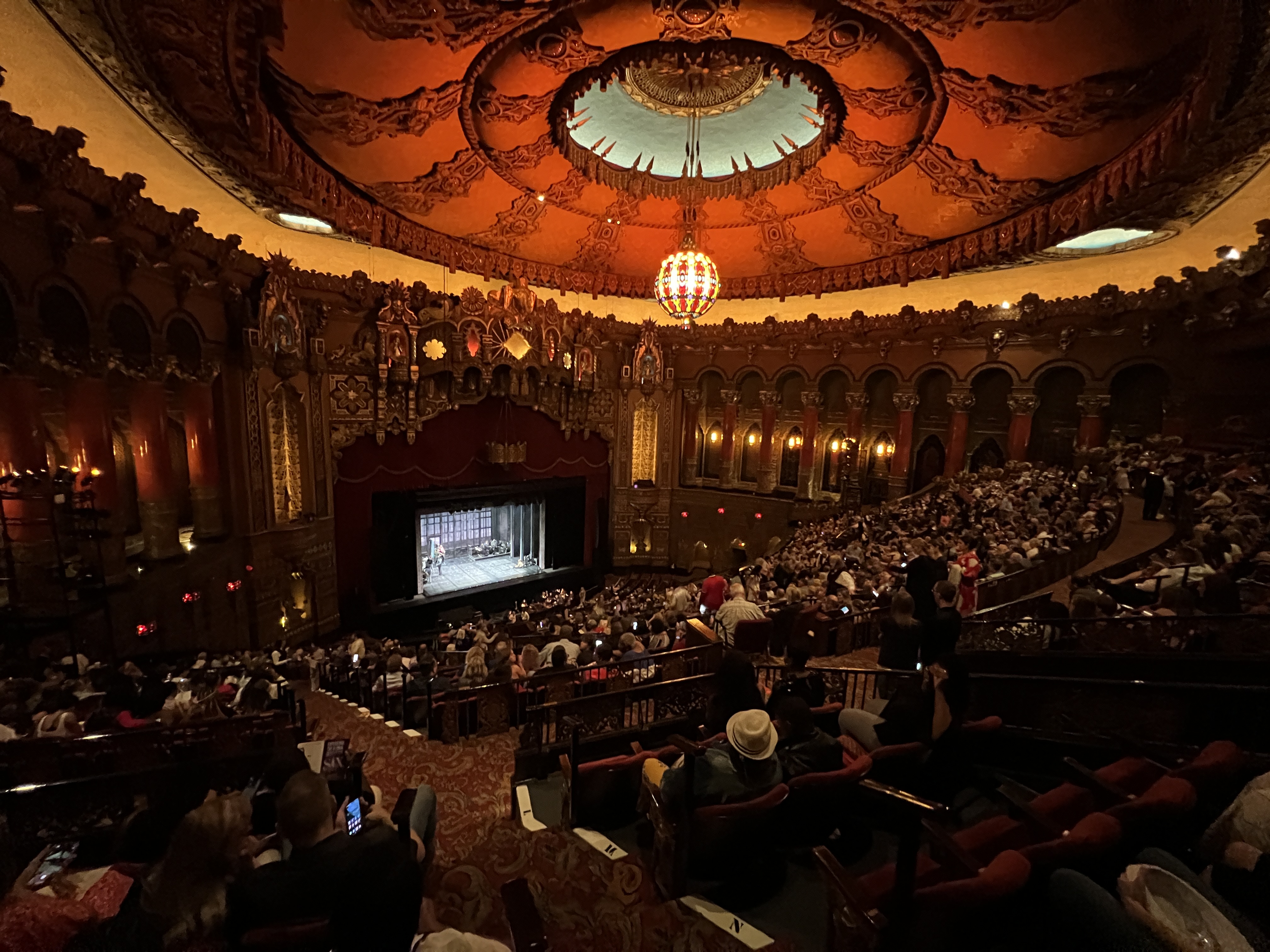 A theatre stage interior