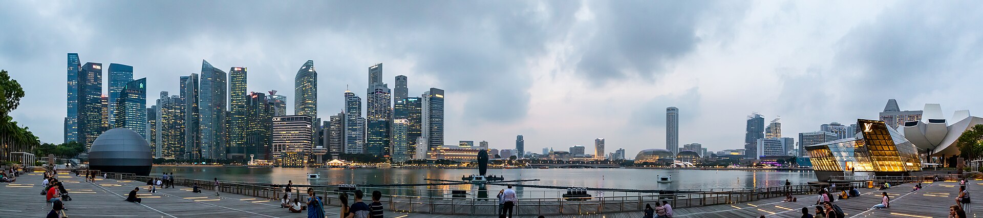 Singapore skyline and Marina Bay (file photo)