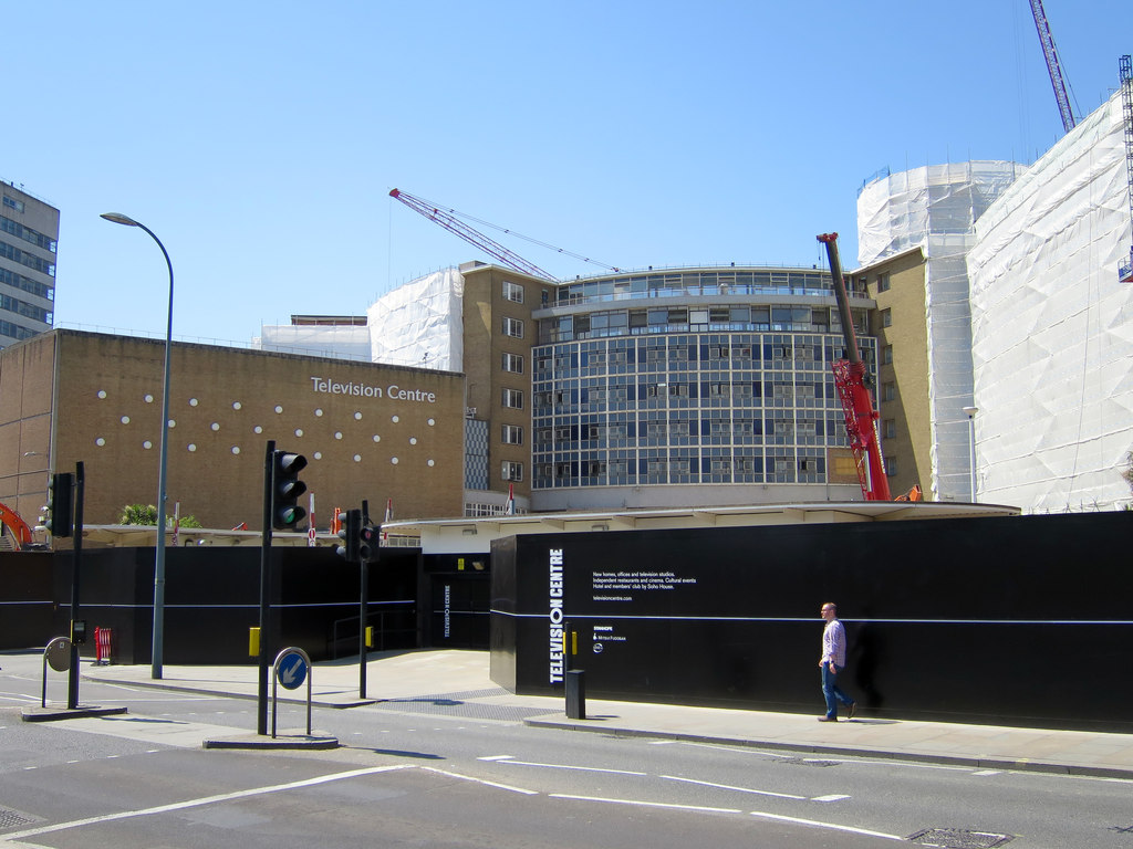 Television Centre in London, long a home of British broadcasting (file photo)