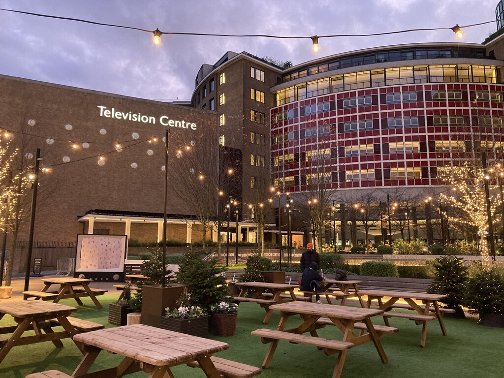 White City in west London, a historic center of British television (file photo)