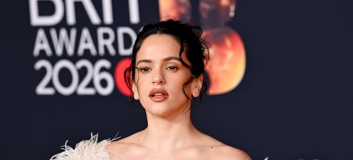 Rosalía on the red carpet at the BRIT Awards 2026