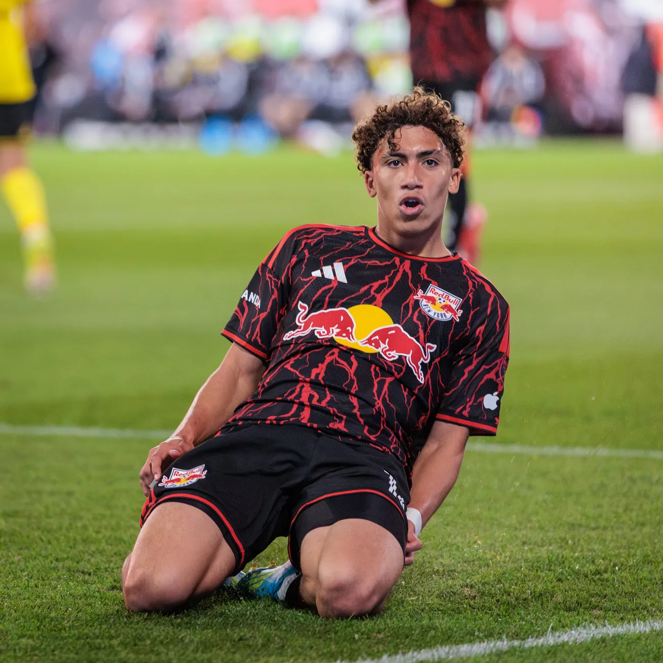 United States breakout star Julian Hall of the New York Red Bulls — the 18-year-old has scored in each of his first three USMNT caps ahead of tonight’s USA vs. Canada window closer