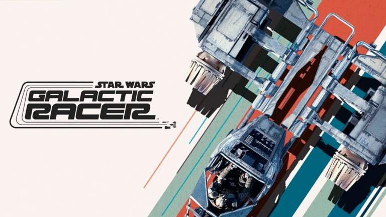 Story mode screenshot from Star Wars: Galactic Racer showing Shade and the Outer Rim circuit