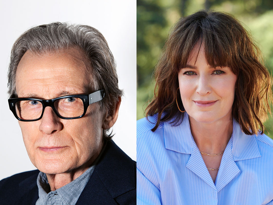 Bill Nighy and Rosemarie DeWitt, the Season 2 guest stars of Star Trek: Starfleet Academy (Paramount+)
