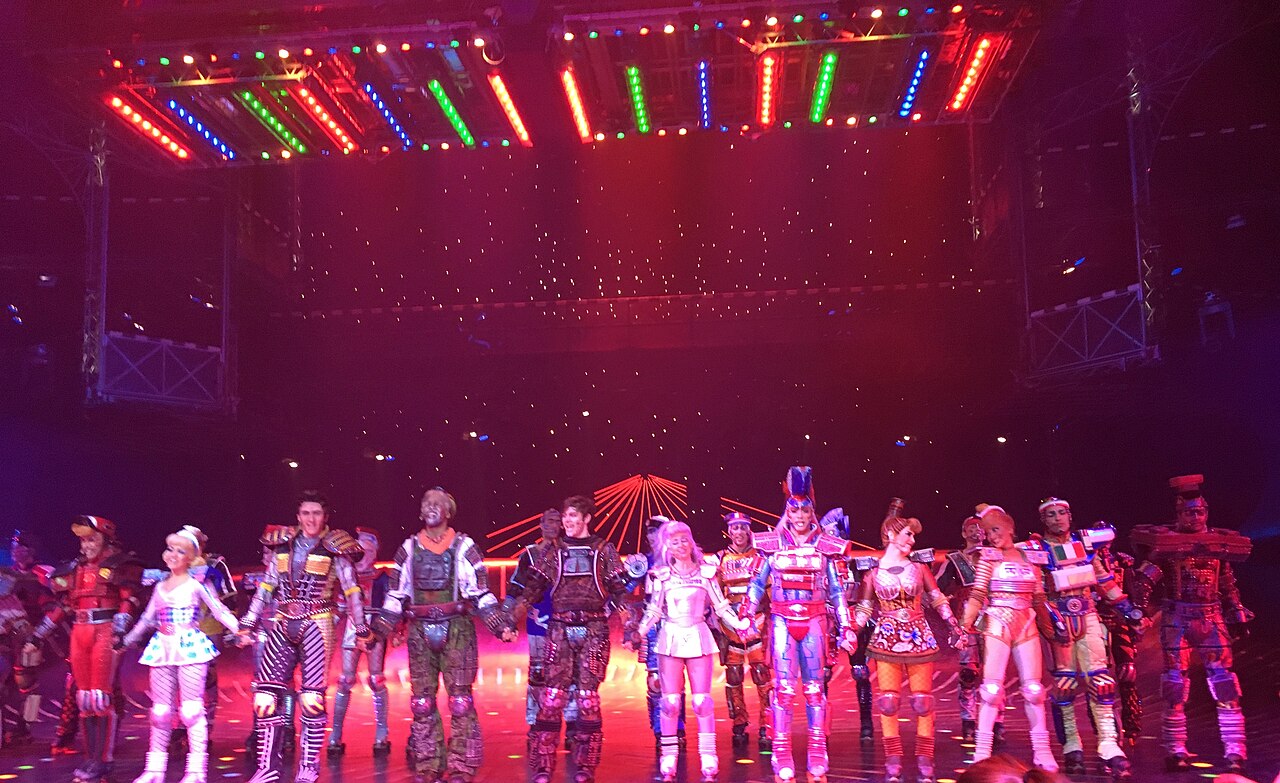Starlight Express performed on stage in Bochum, Germany