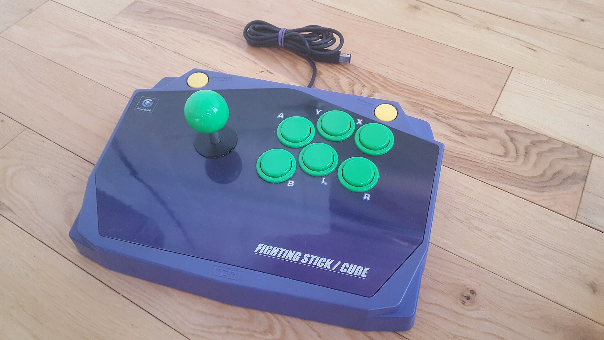 A fighting-game arcade stick