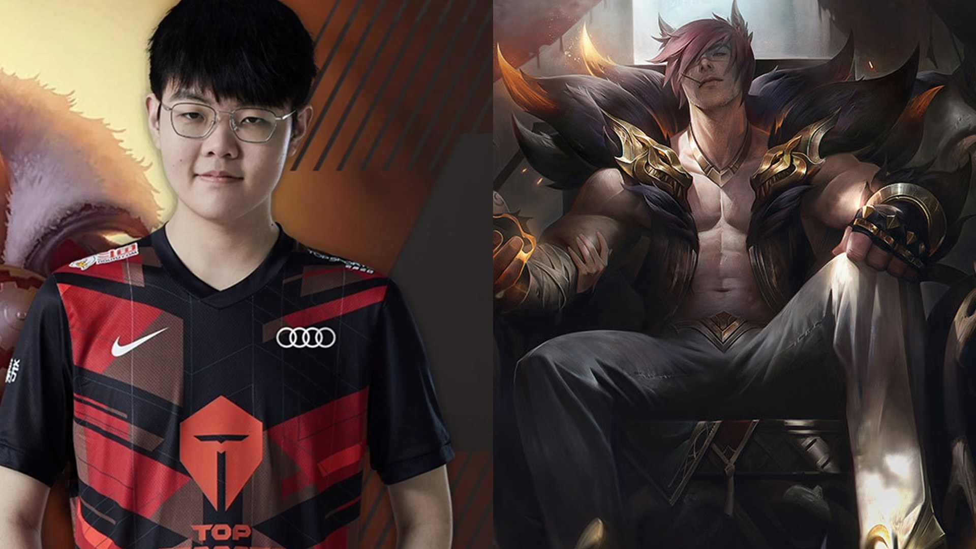 Bai '369' Jia-Hao in a Top Esports jersey