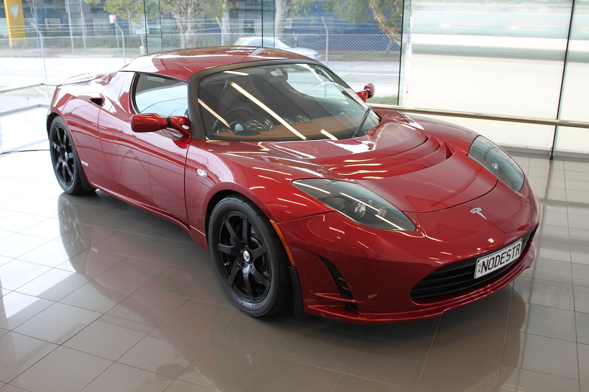A Tesla Roadster convertible (file photo)