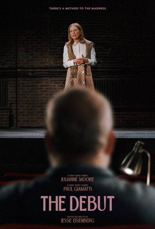 The Debut poster — Julianne Moore stars as Mona Friedman in Jesse Eisenberg's third feature