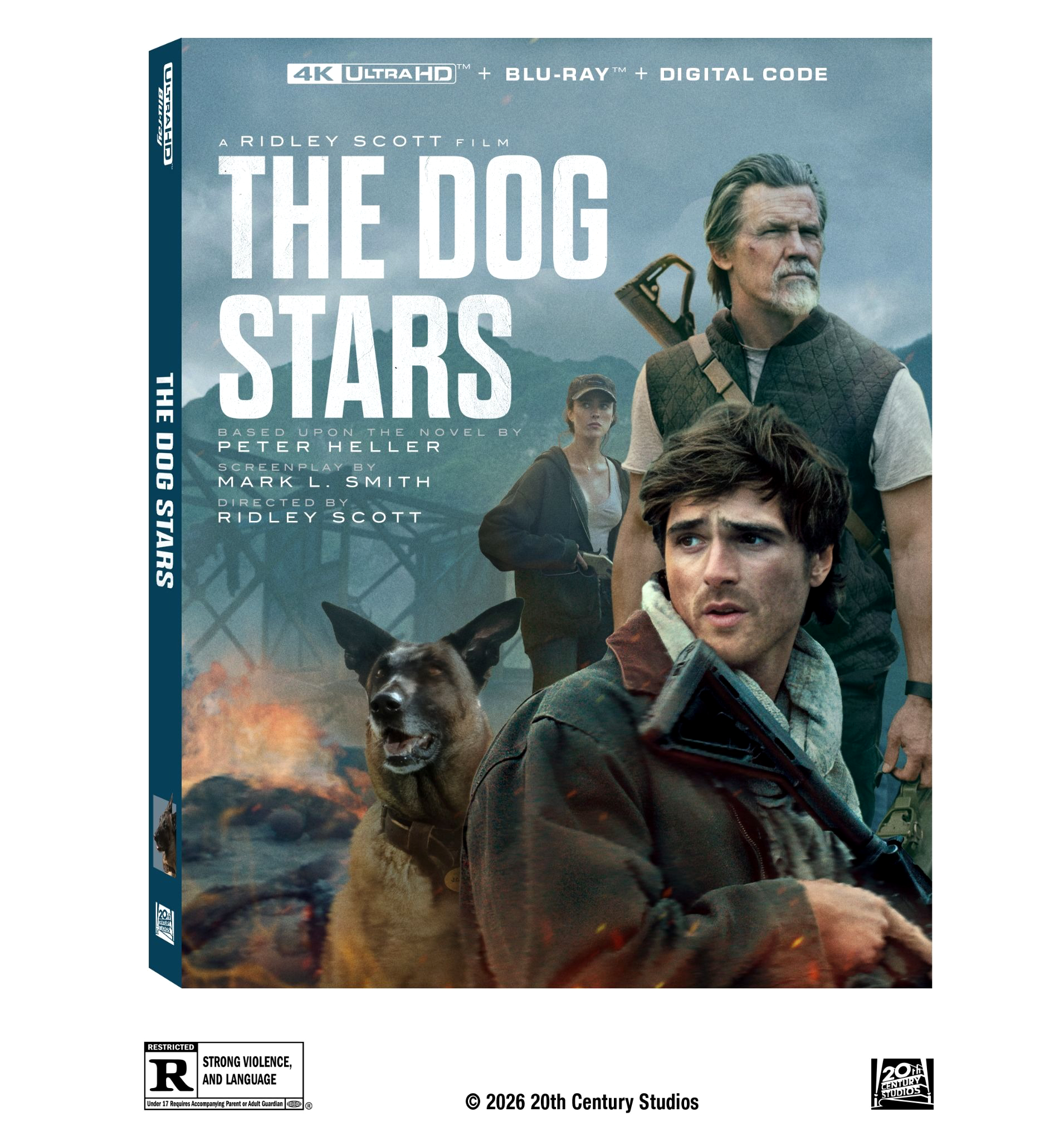 Key art for Ridley Scott's The Dog Stars, arriving on digital October 27