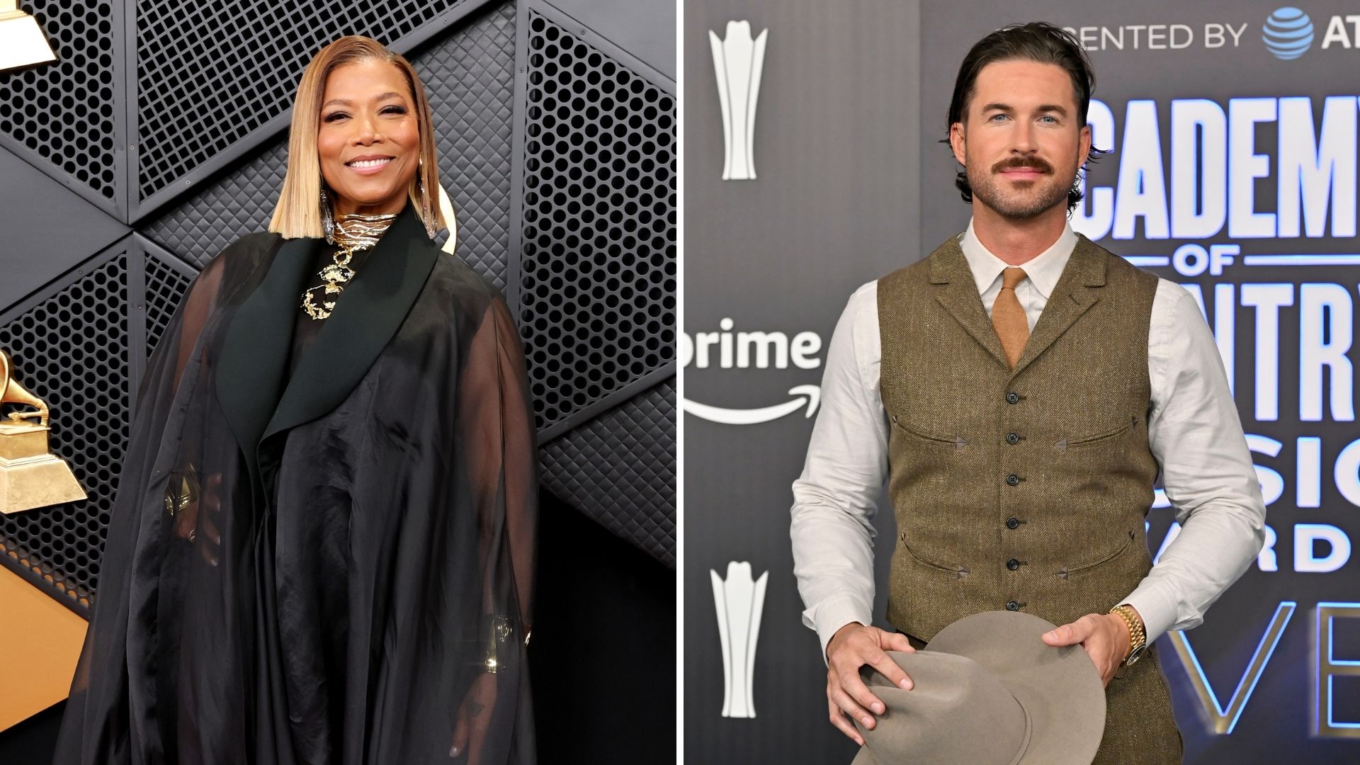 Queen Latifah and Riley Green, the two first-time coaches joining The Voice for Season 30.