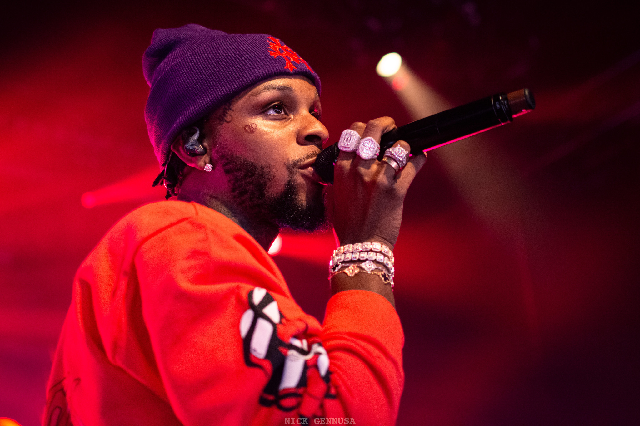 Toosii performing live — his new single Nights Prayed previews the 13-track Platinum Heart 2 album, out October 23.