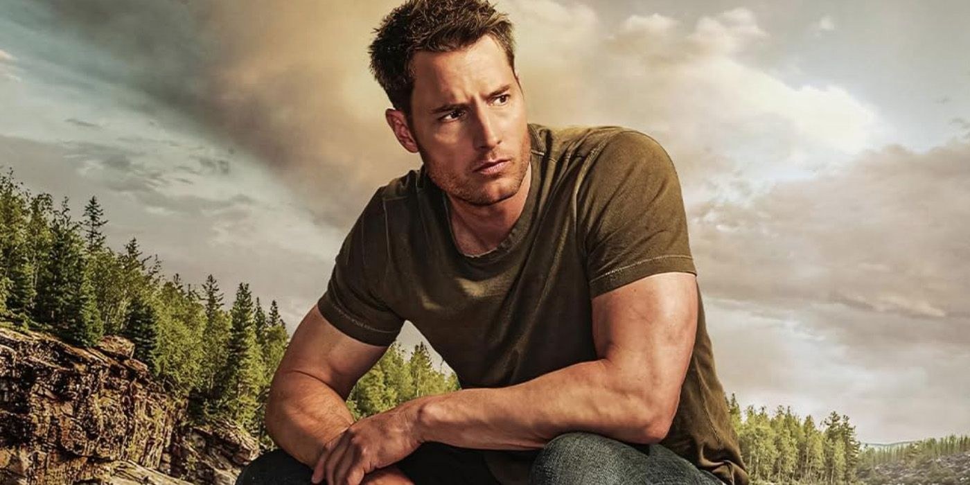 Justin Hartley as Colter Shaw in Tracker poster art