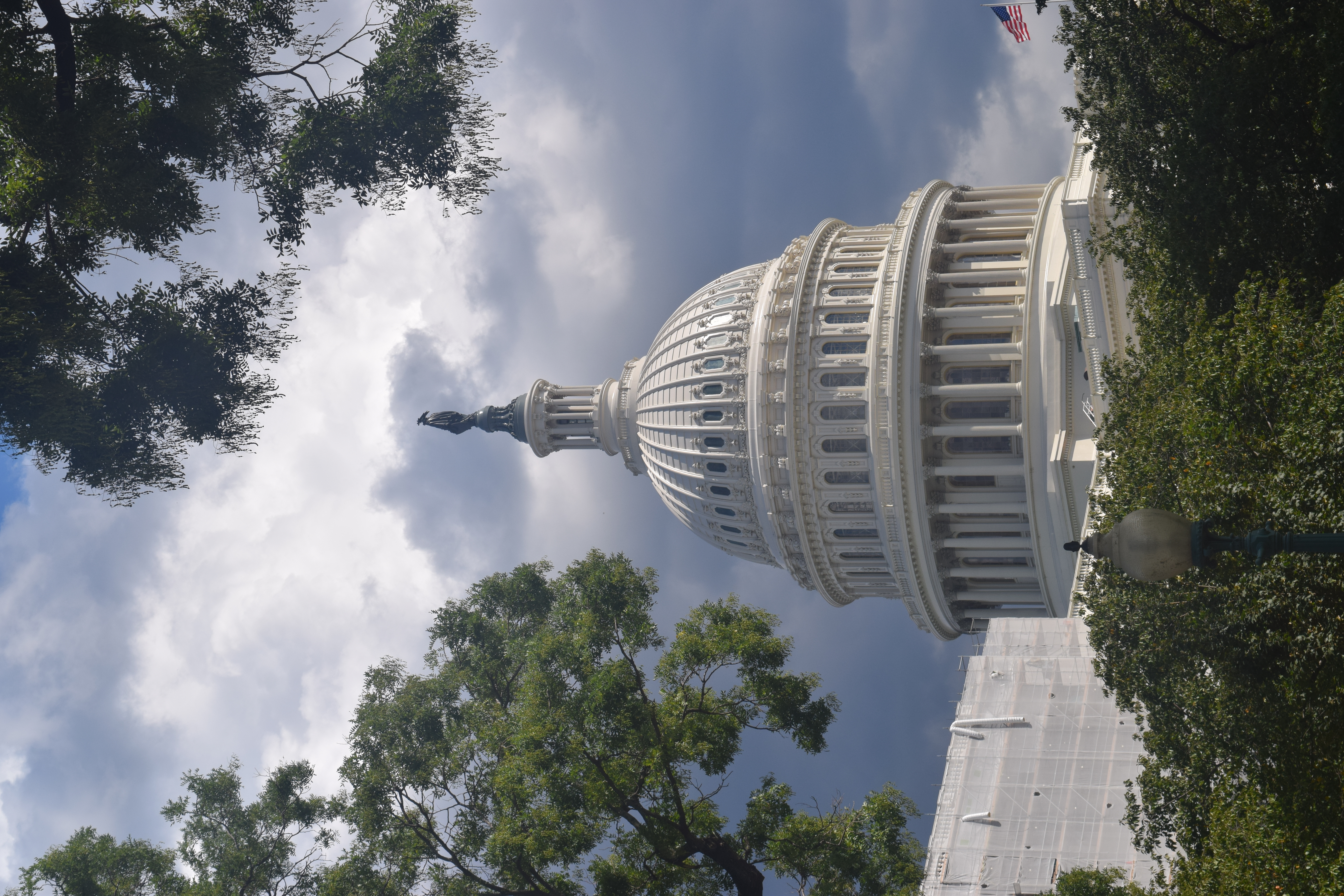 The dome of the U.S. Capitol on a sunny day