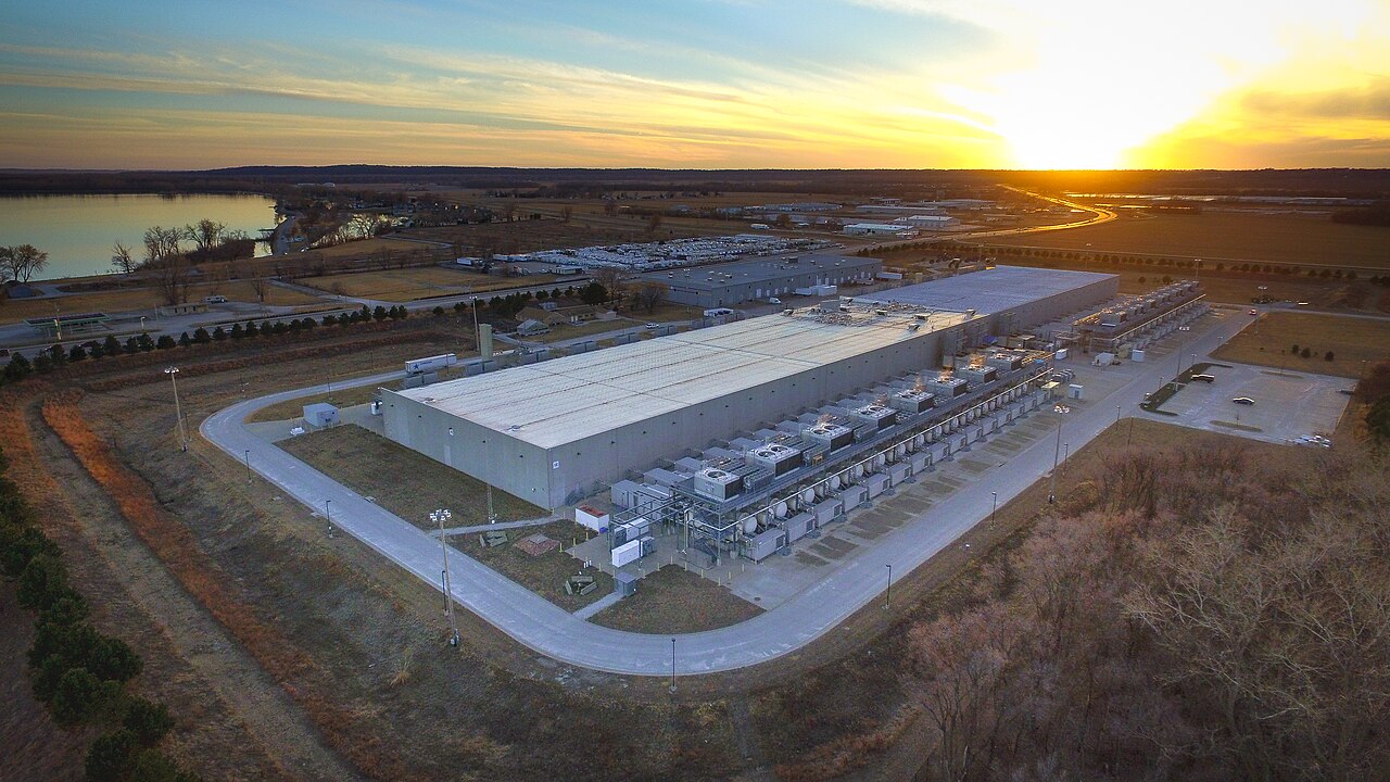 A Google data center in Council Bluffs, Iowa