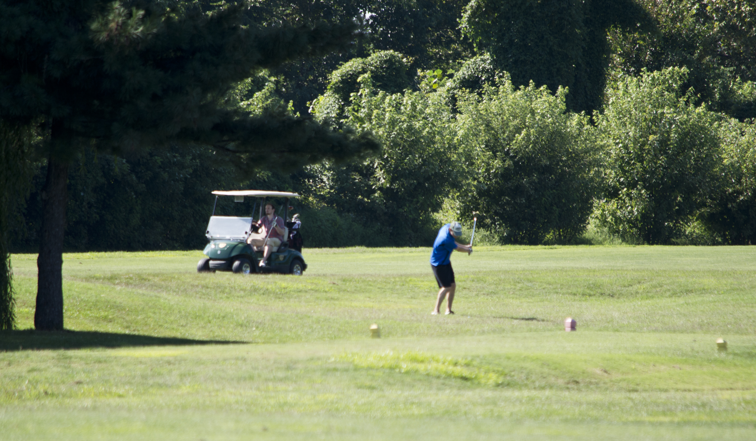 Golfers on the Red Course at East Potomac Park Golf Course, file photo