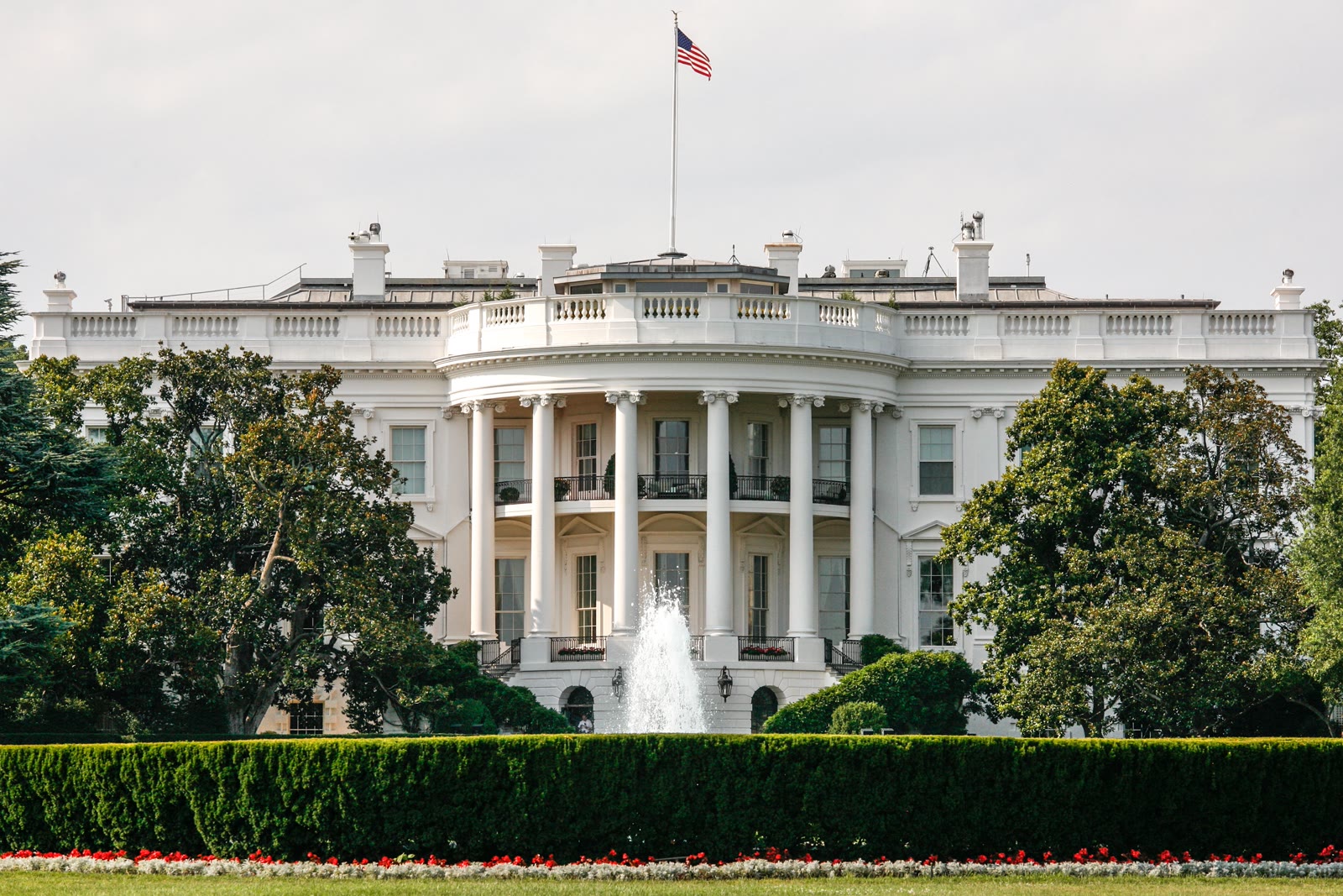The White House in daylight