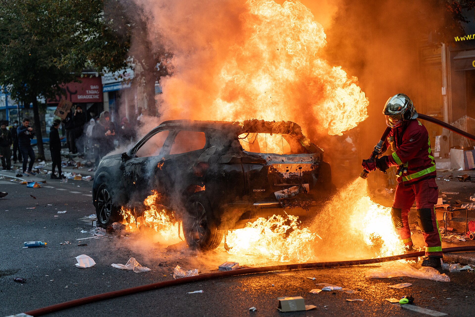 France unrest coverage (file photo)