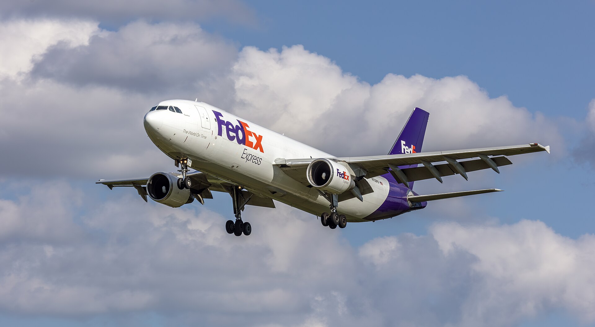 An aircraft at Baltimore/Washington International Airport