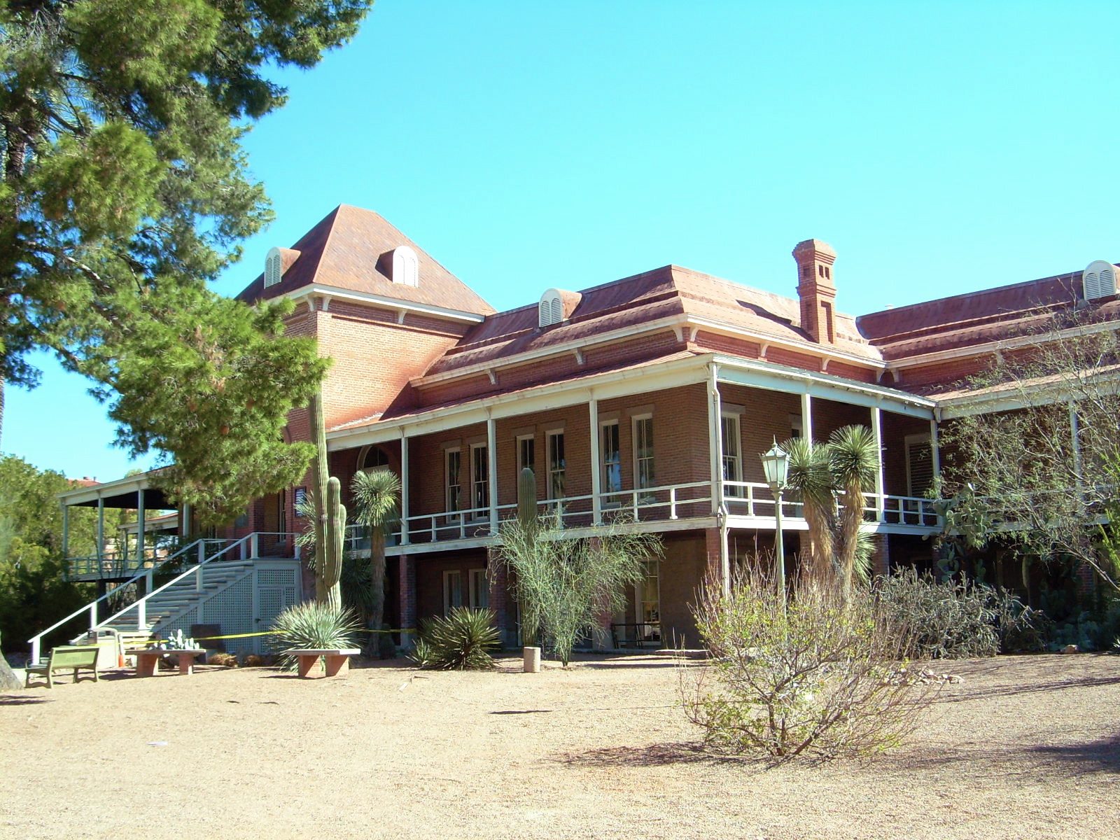 Old Main, the landmark building on the University of Arizona campus in Tucson.