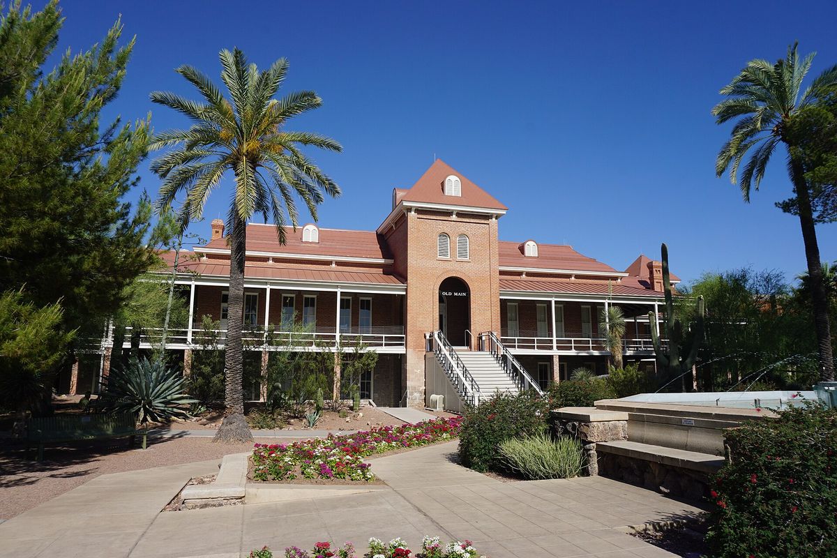 Old Main on the University of Arizona campus.