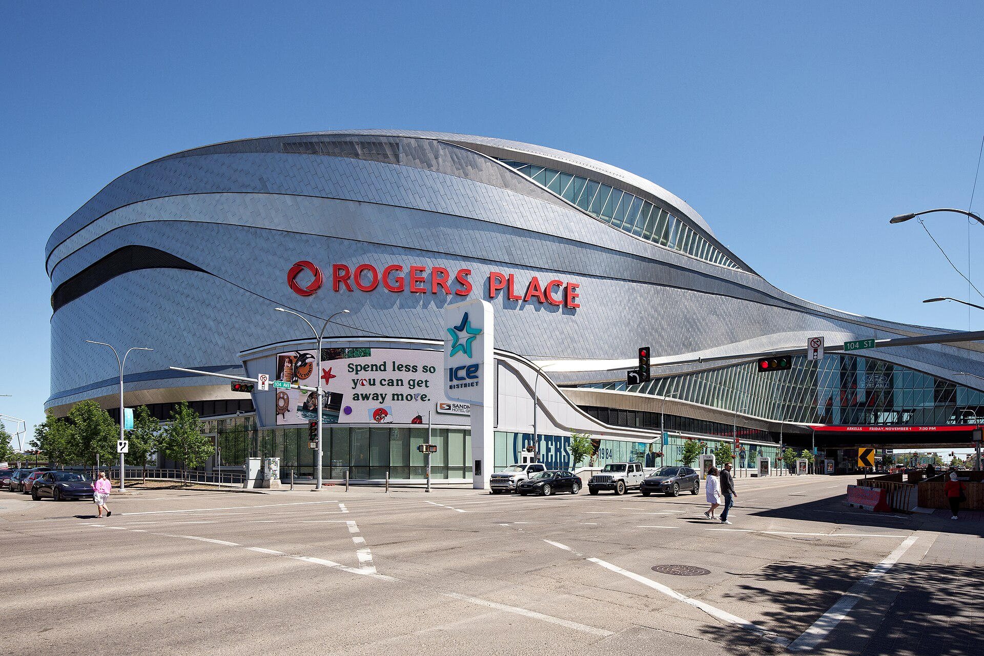 Rogers Place in Edmonton, Alberta (file photo)
