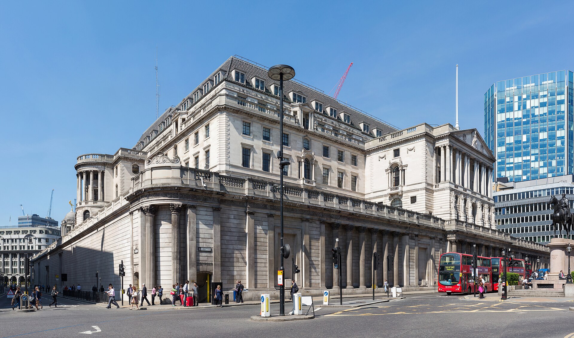 The Bank of England in London