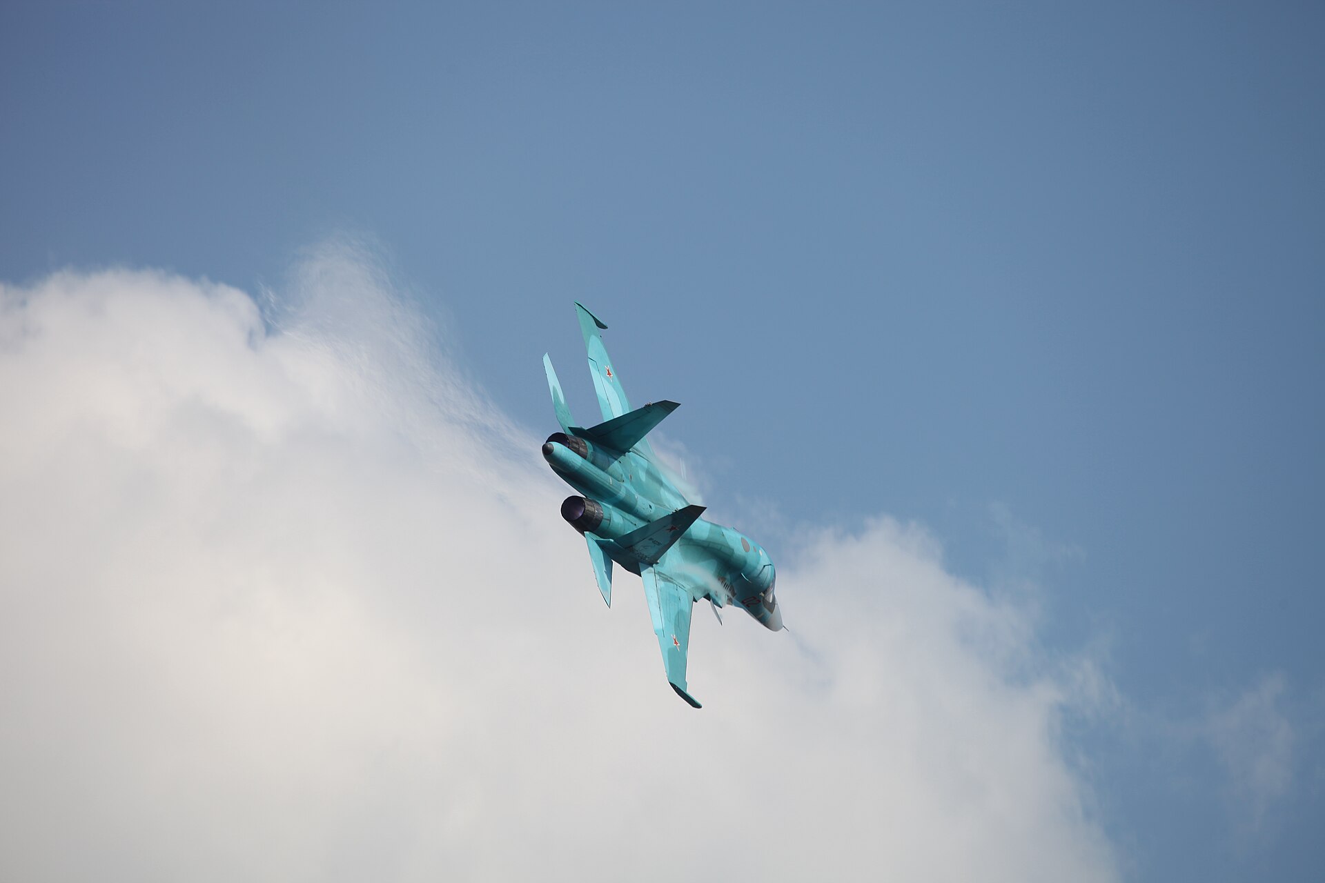 A Sukhoi Su-34 in flight (file photo)