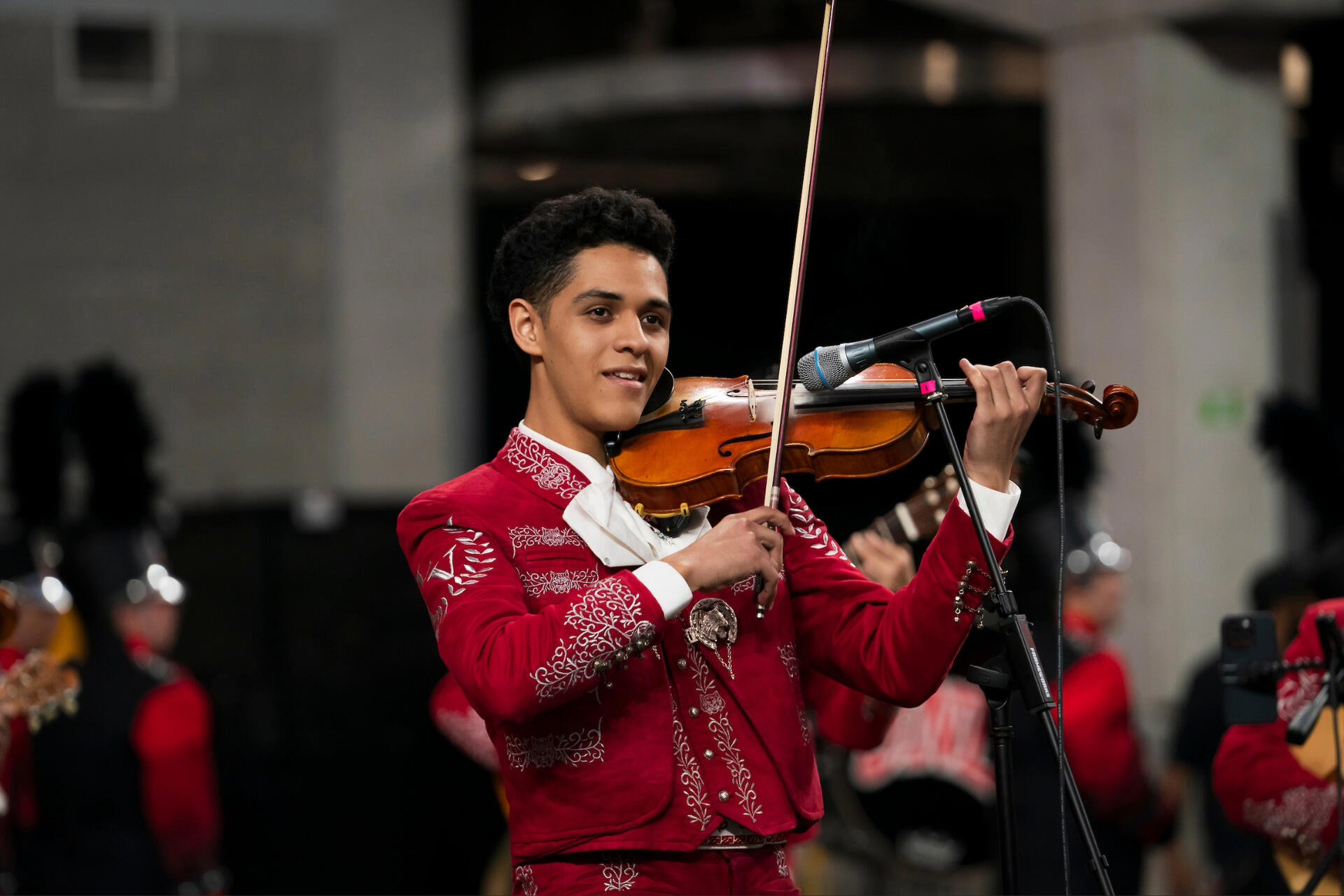 Mariachi musicians performing at UNLV in Las Vegas