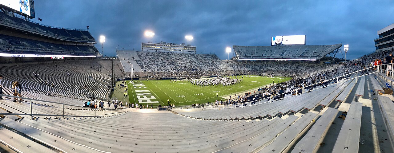 Beaver Stadium in State College, Pennsylvania, site of Penn State's White Out