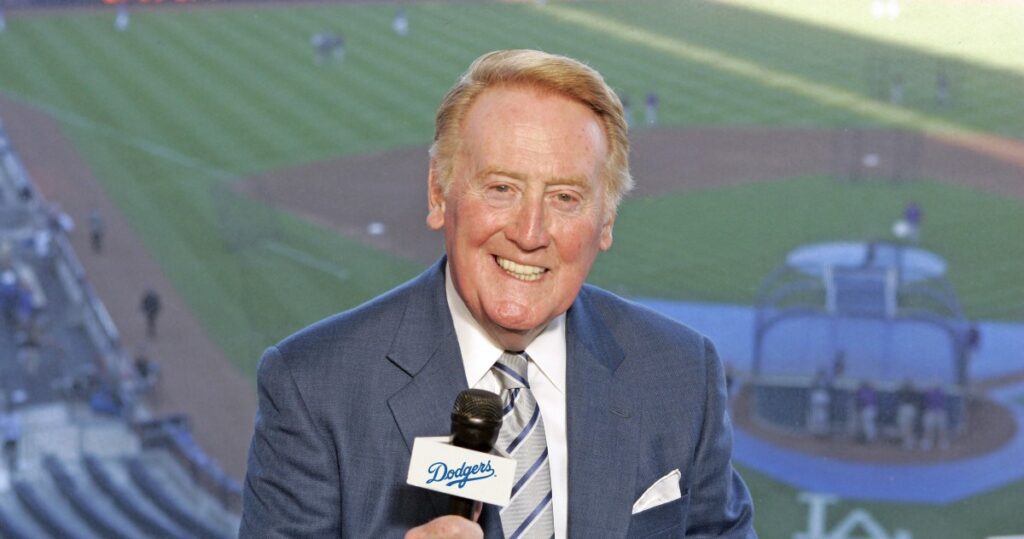 Vin Scully, legendary Dodgers broadcaster