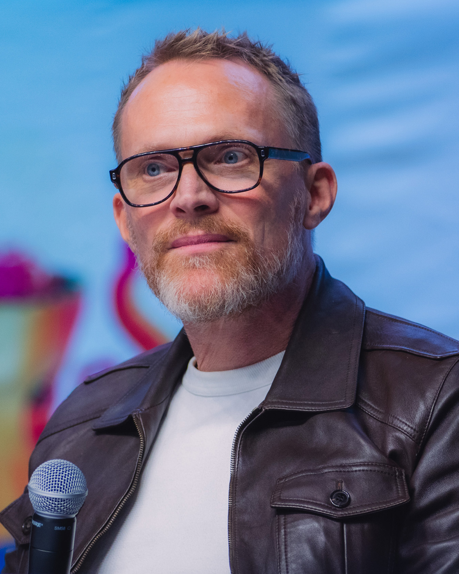 Paul Bettany at Los Angeles Comic Con in 2025