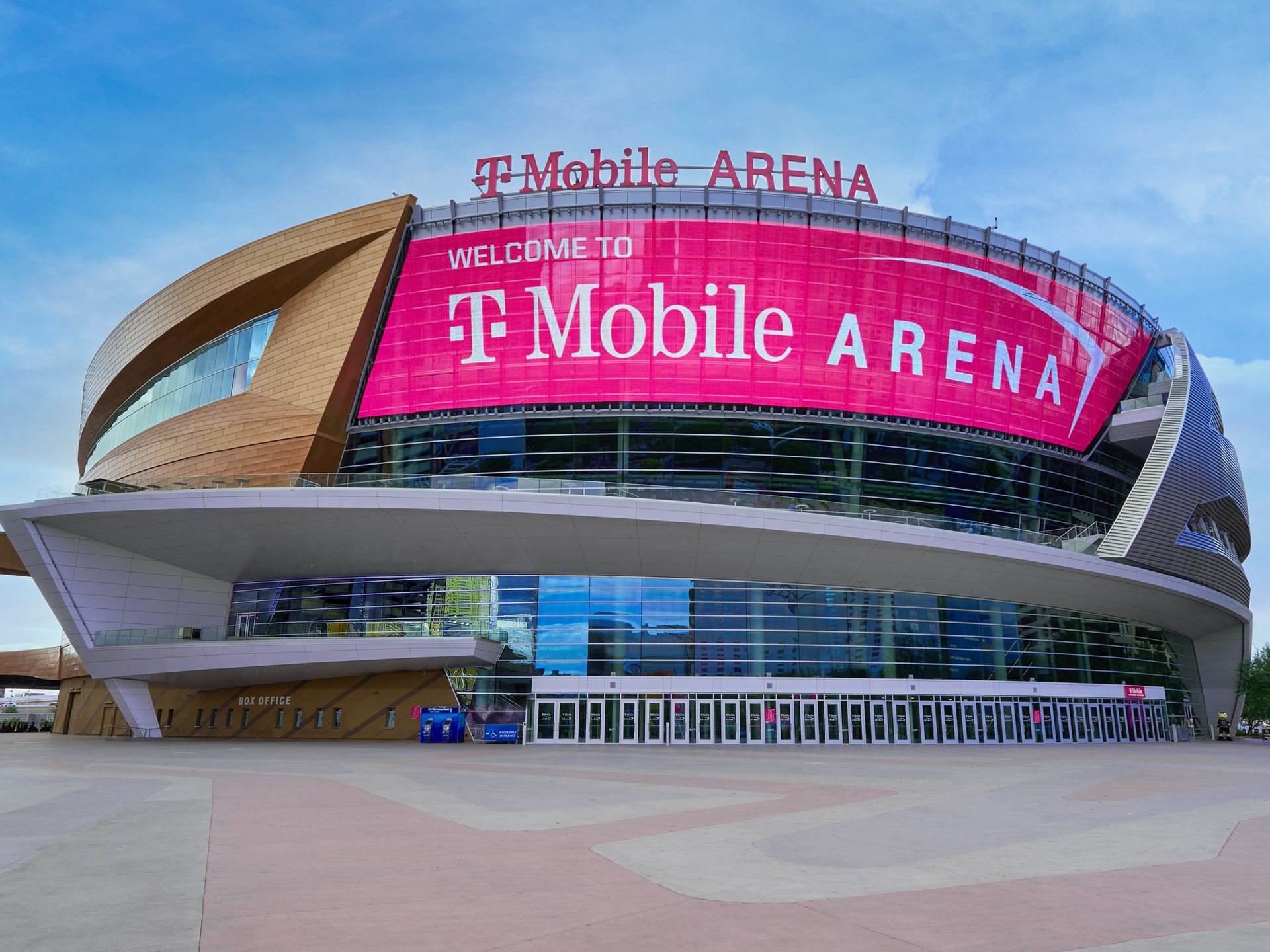 T-Mobile Arena in Las Vegas, host of tonight's Warriors-Lakers preseason game