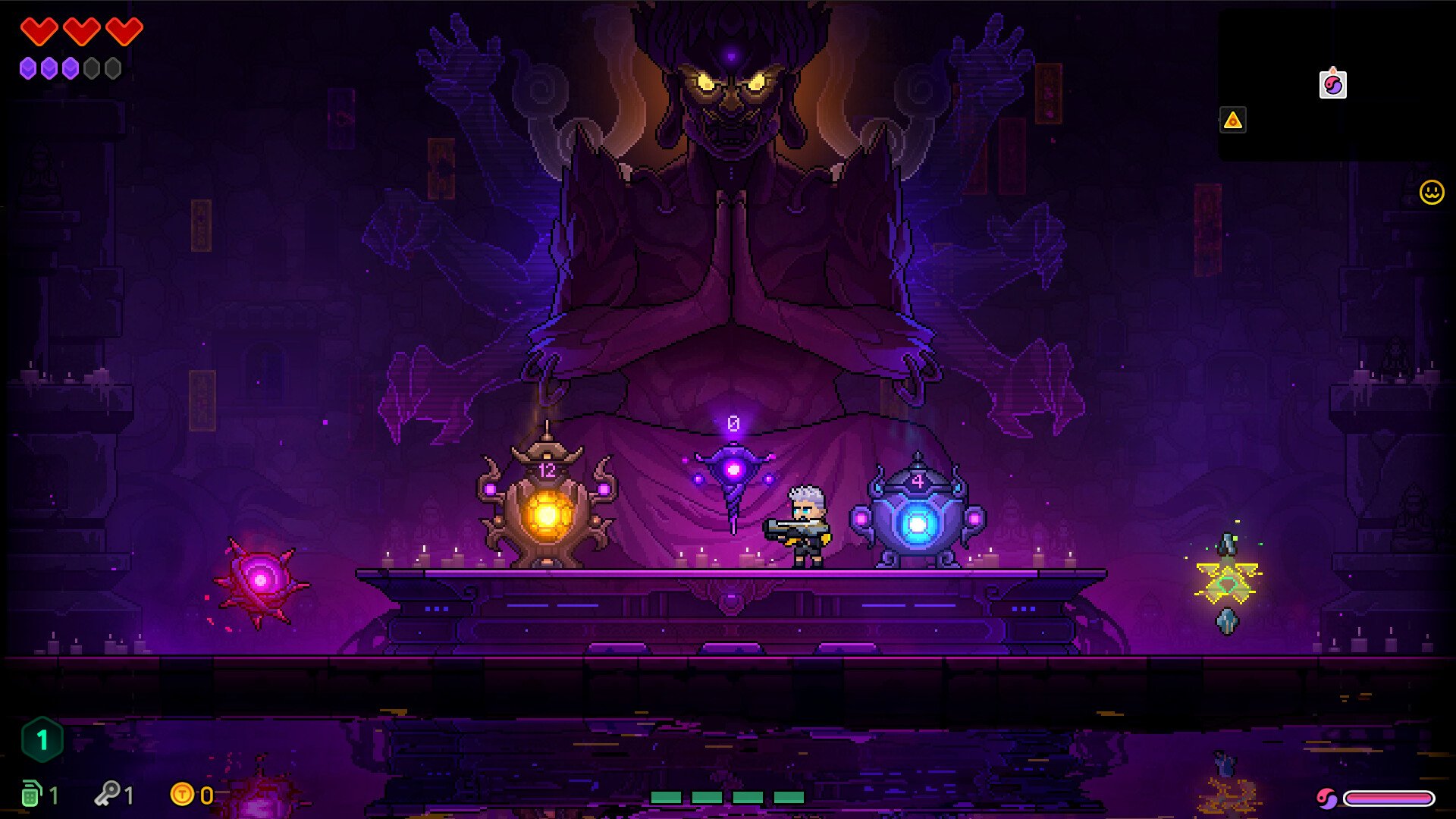 Neon Abyss 2 roguelike shooter gameplay screenshot