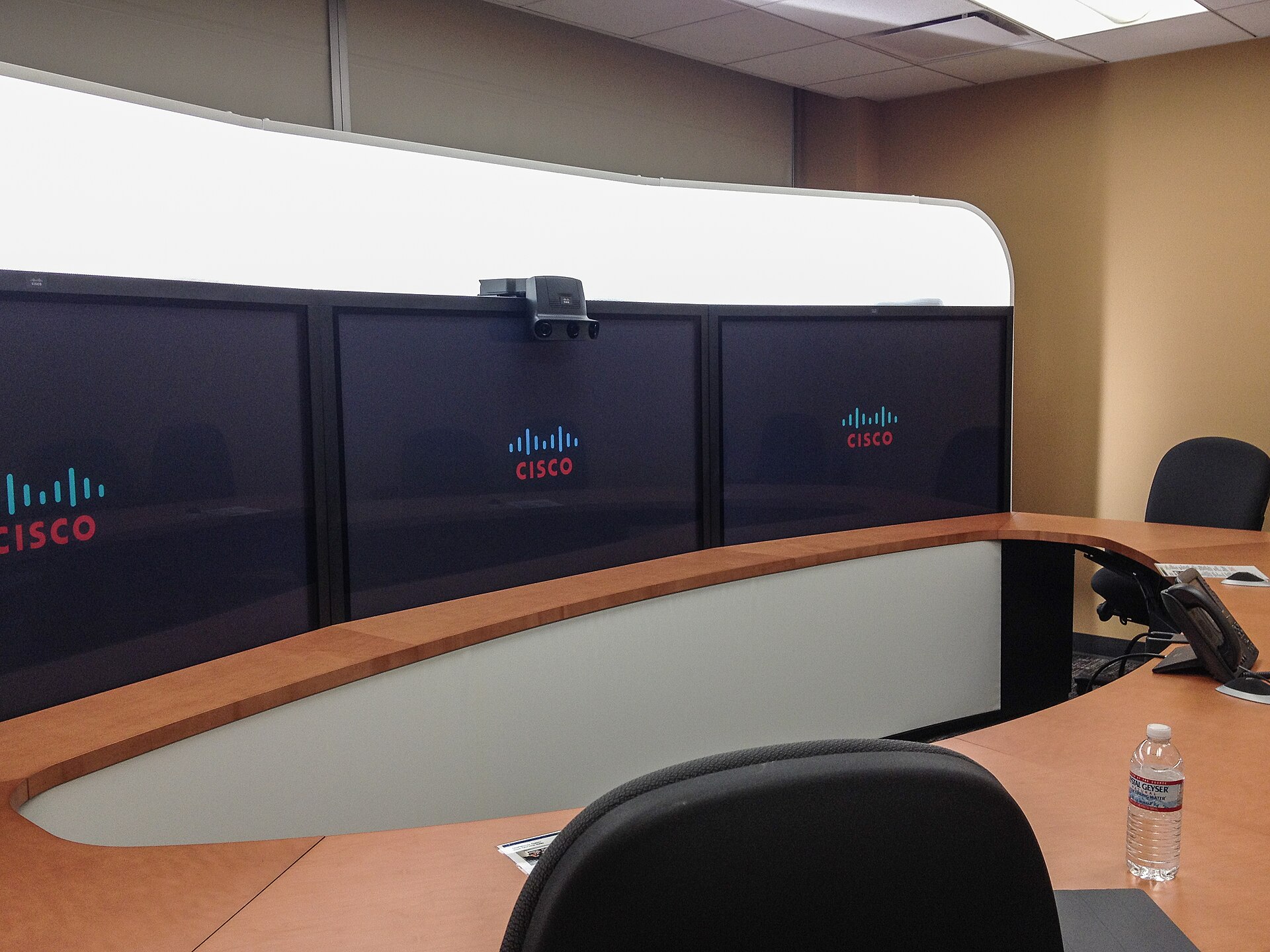 A video conference room