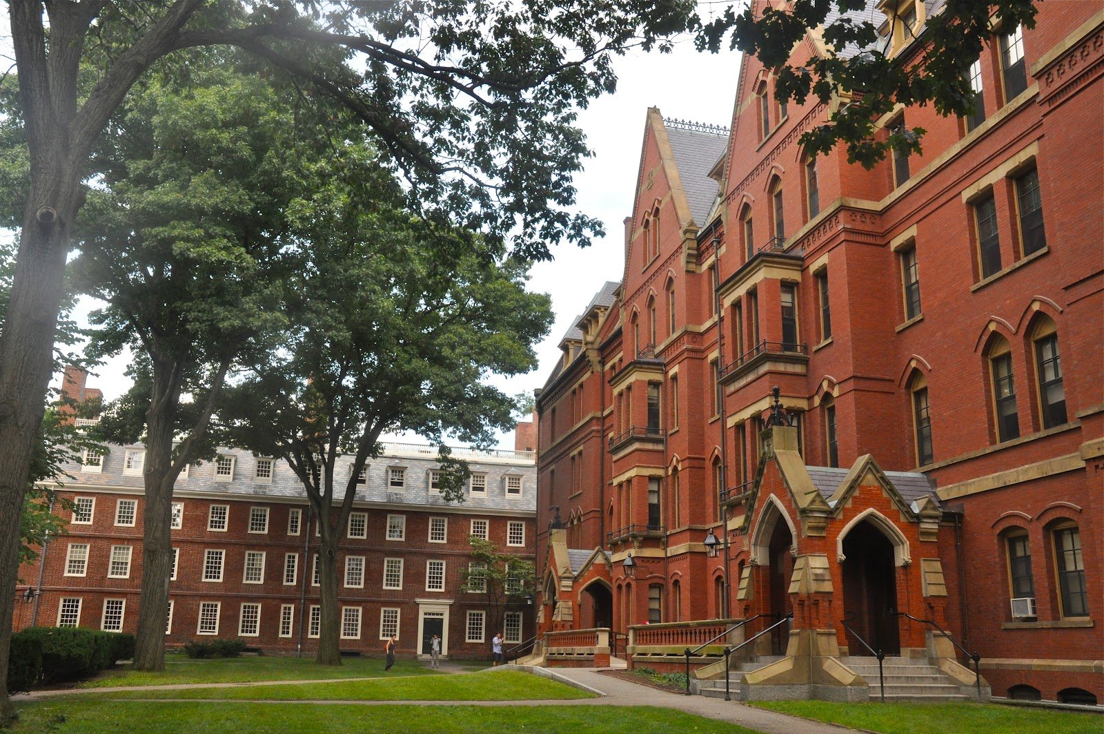 Harvard Yard on the Harvard University campus