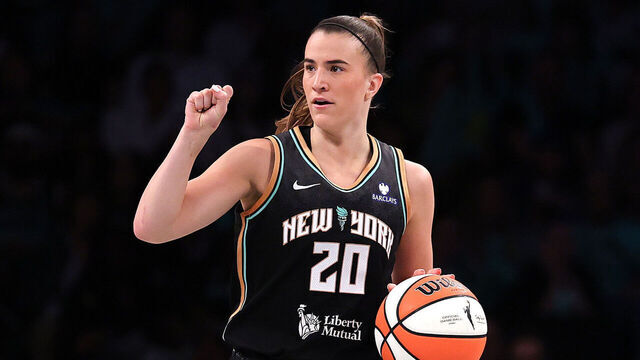 New York Liberty guard Sabrina Ionescu.