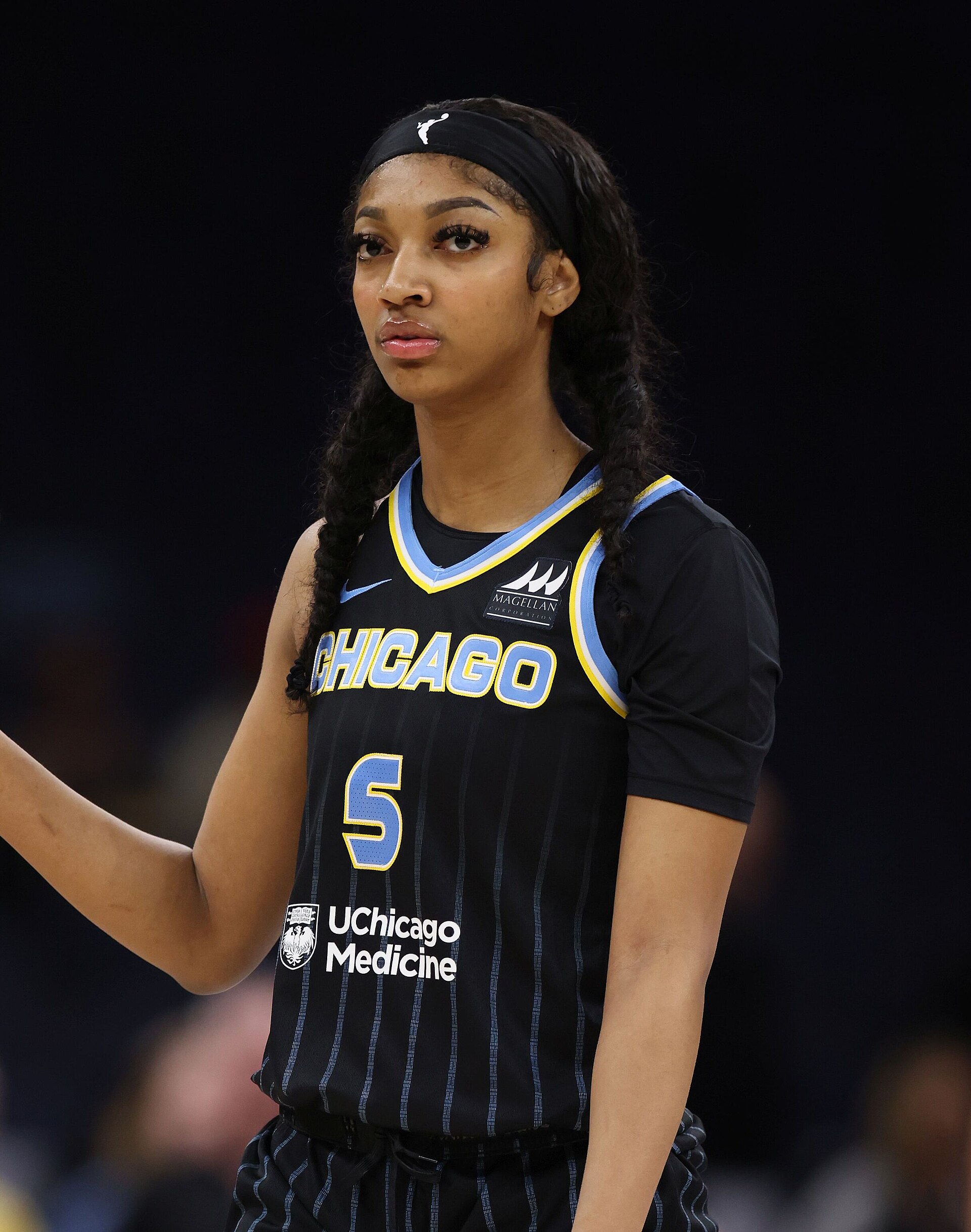 Atlanta Dream forward Angel Reese in WNBA action (file photo)