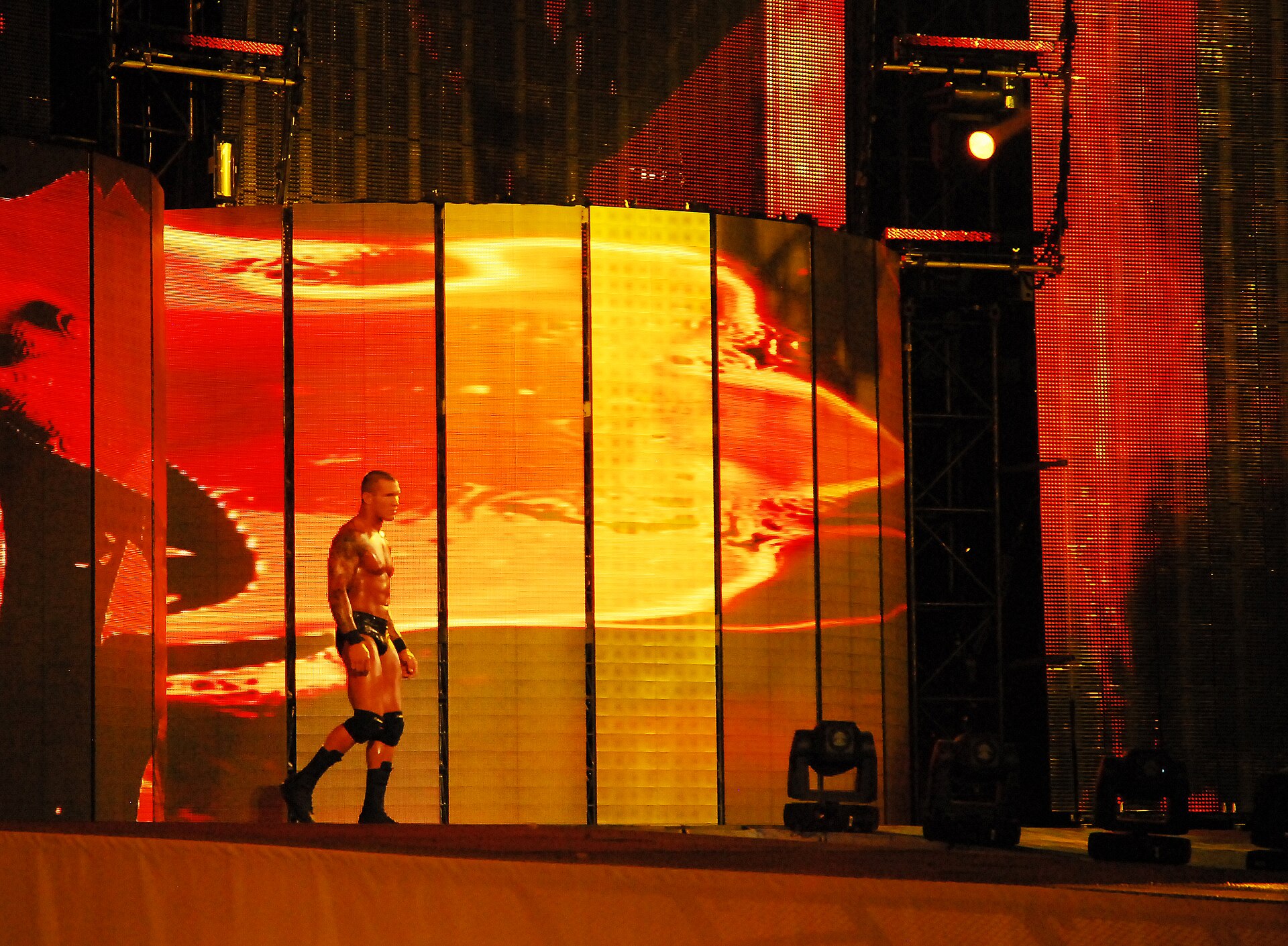 Randy Orton posing during a WWE event (file photo)