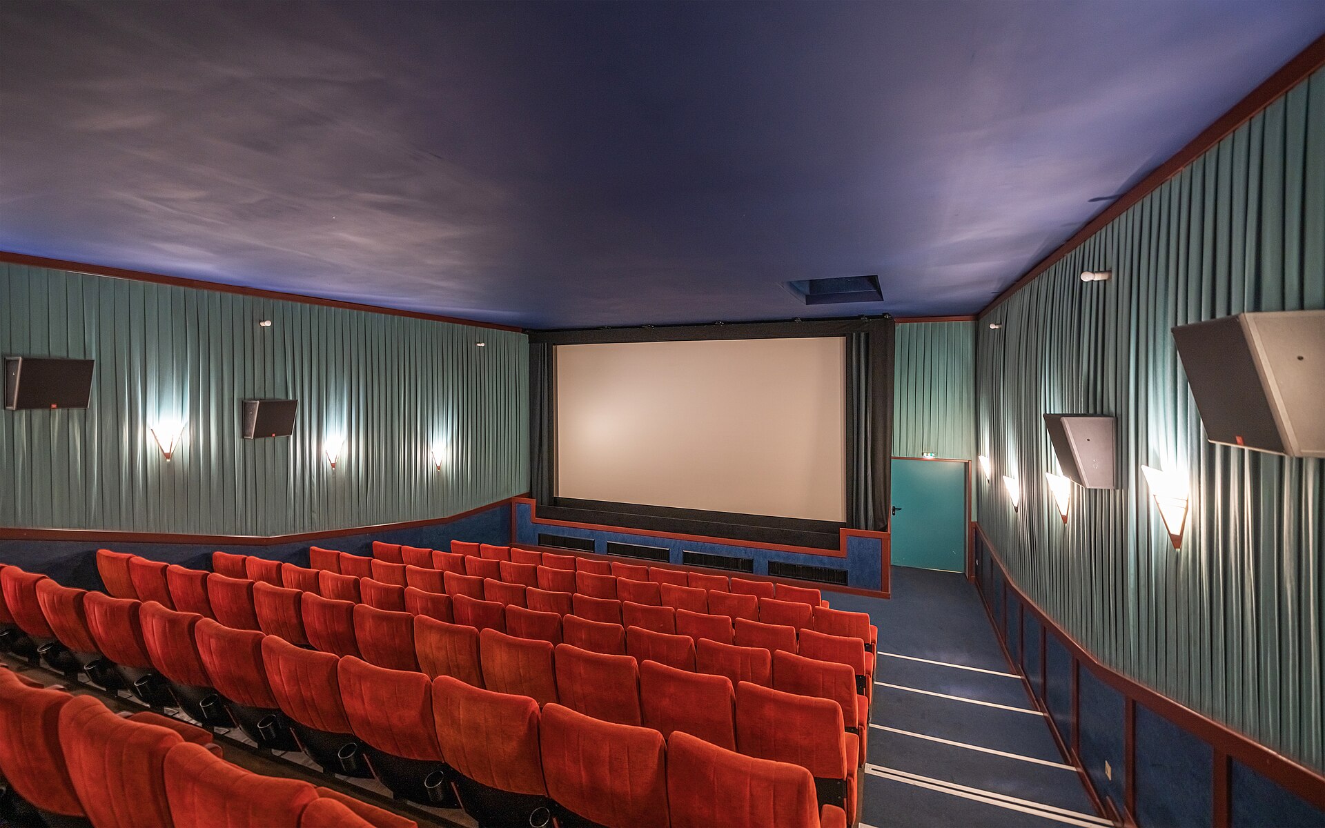 A cinema building in daylight