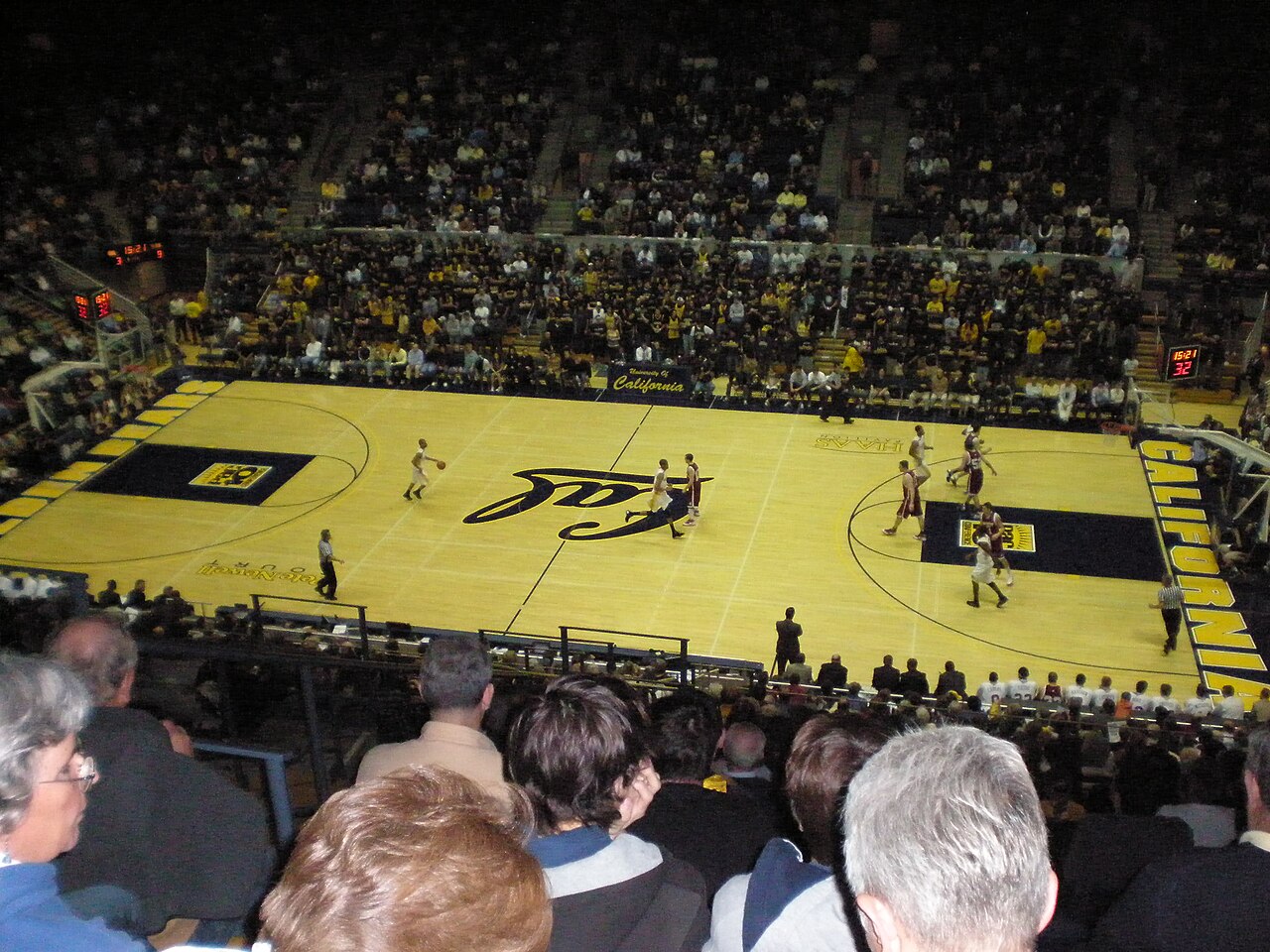 Haas Pavilion, home of Cal Golden Bears basketball