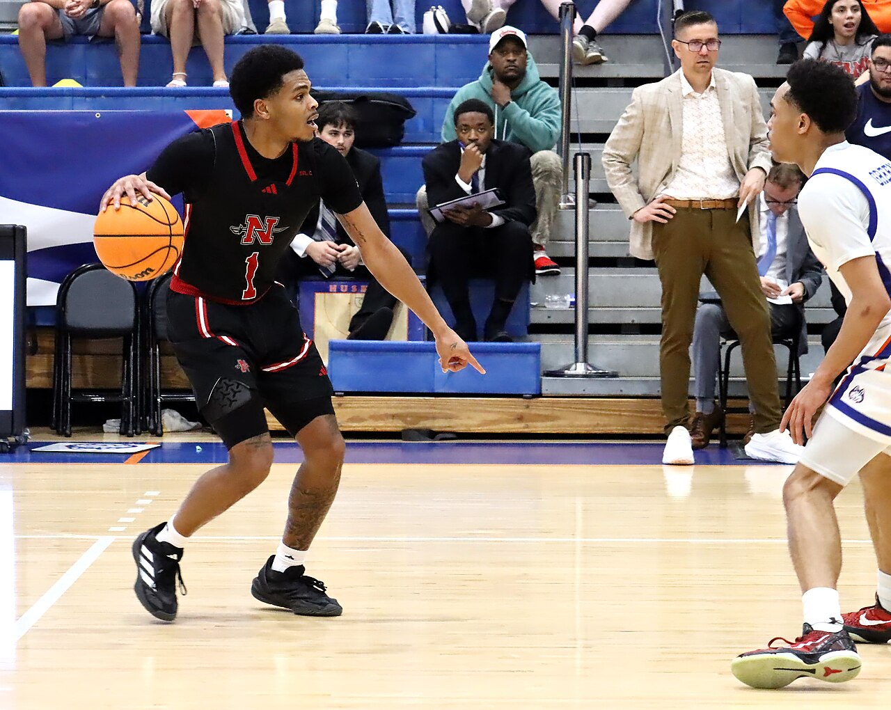 Nicholls Colonels in action during a Southland Conference home game