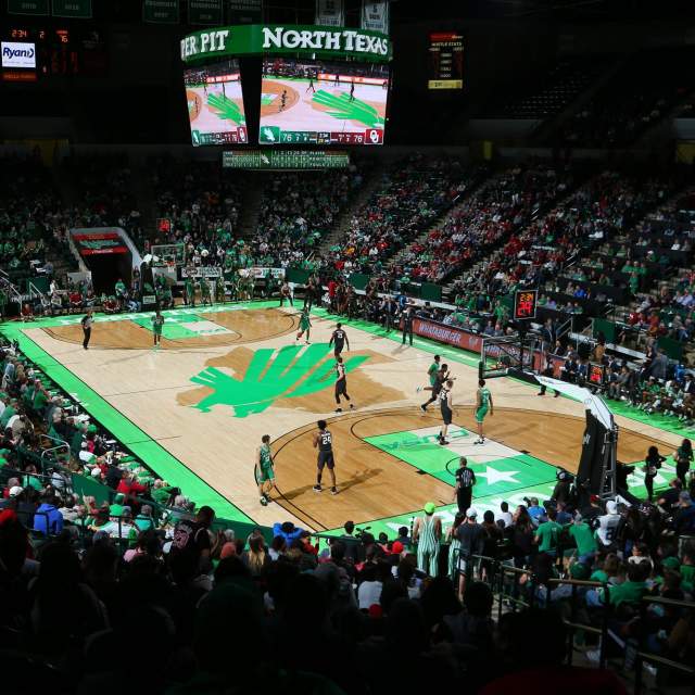 The Super Pit (UNT Coliseum), home of the North Texas Mean Green