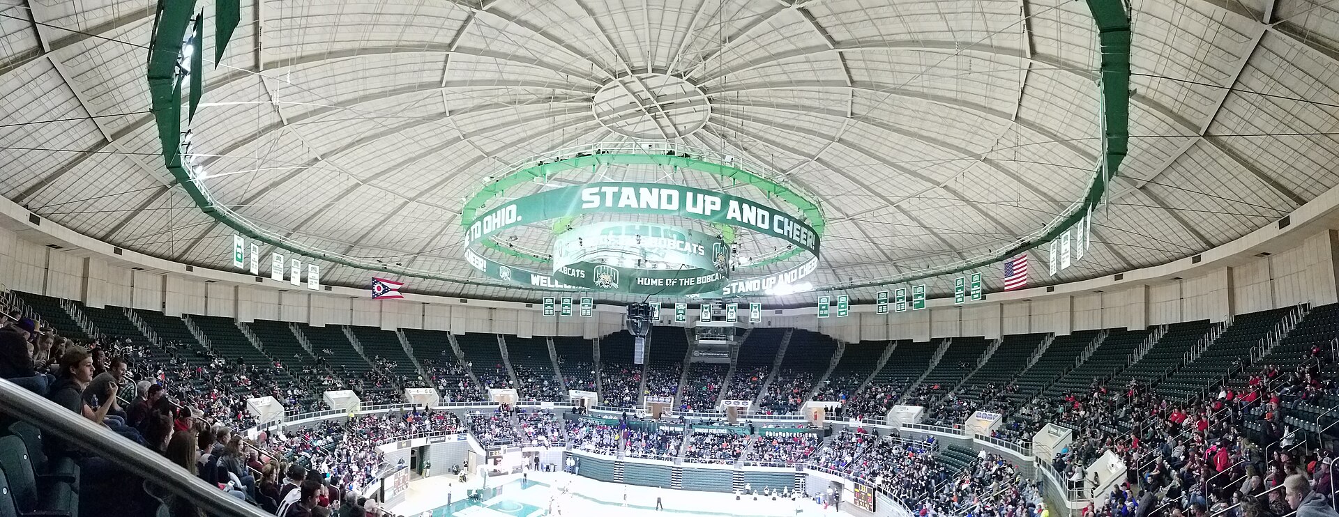Ohio Bobcats Convocation Center crowd on game night