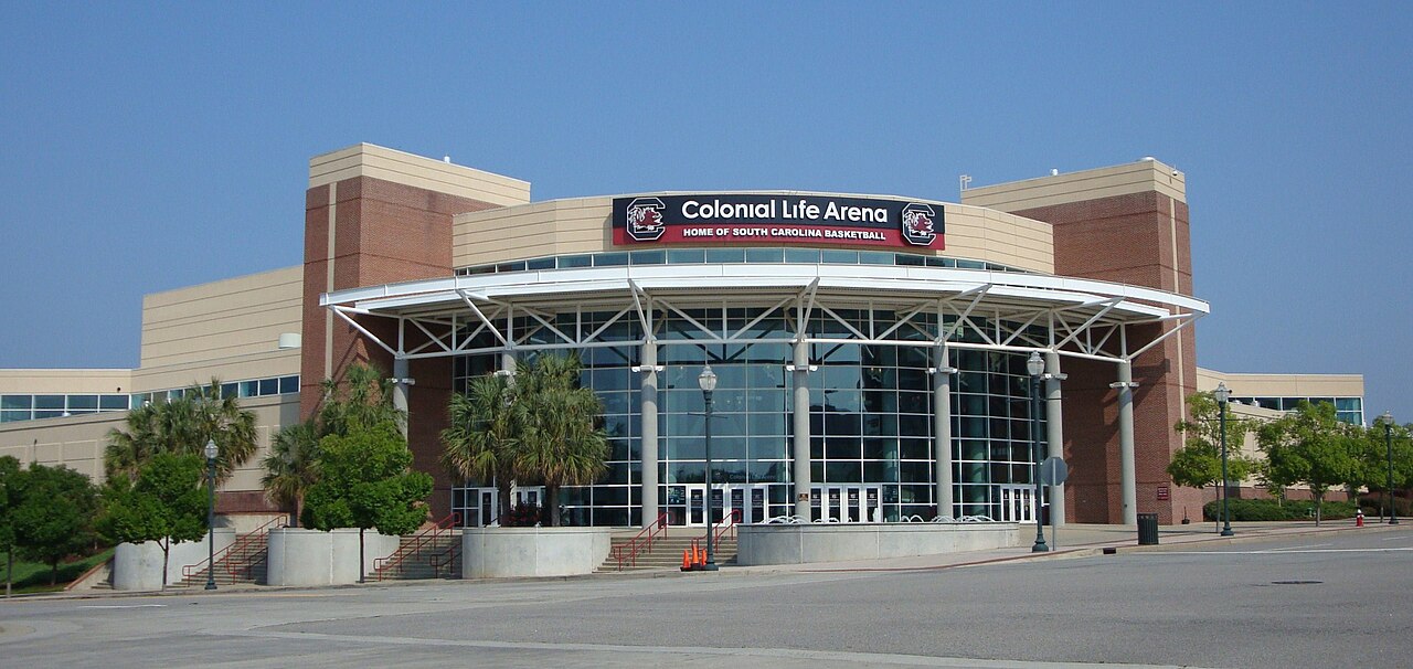 Colonial Life Arena, home of the South Carolina Gamecocks