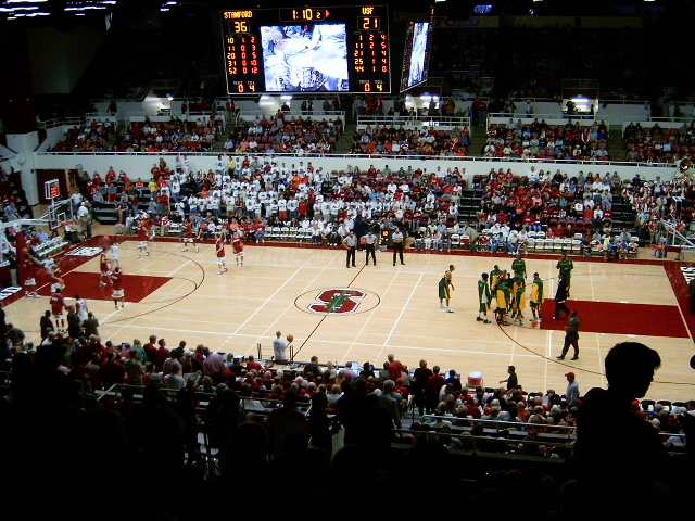 Maples Pavilion — home of Stanford Cardinal basketball