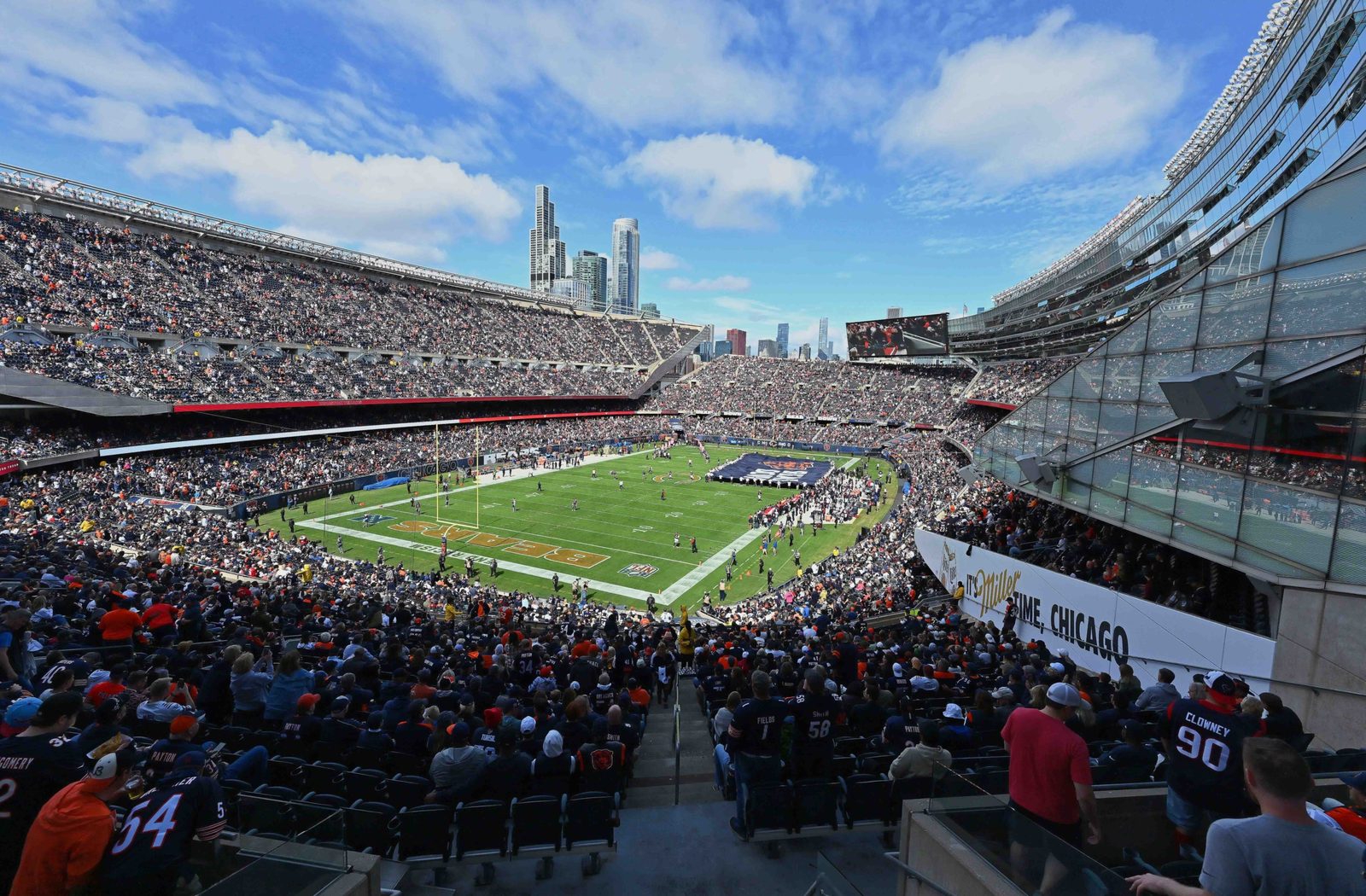Chicago Bears quarterback Caleb Williams at Soldier Field