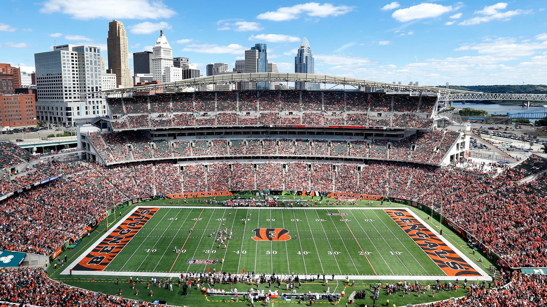 Paycor Stadium packed for a Cincinnati Bengals game day